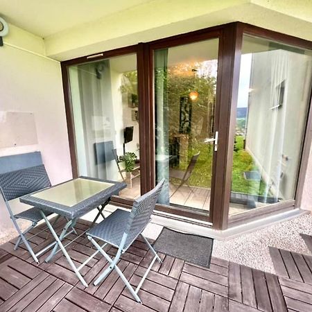 Joli Studio Cosy, Vue Magnifique Et Terrasse Privee جوراردُميه المظهر الخارجي الصورة