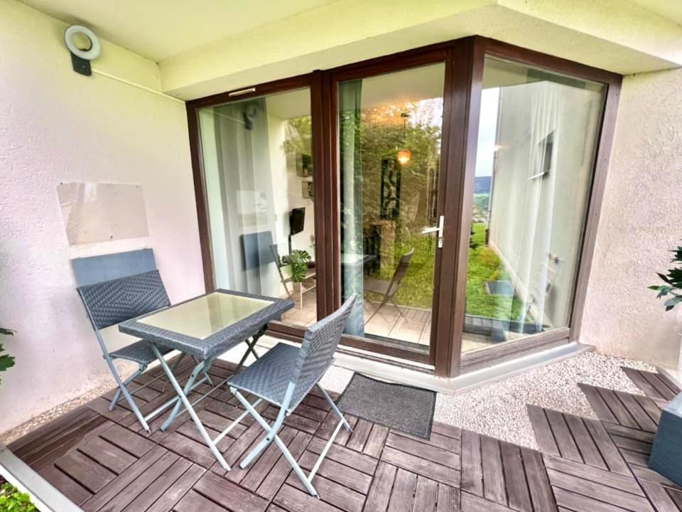 Joli Studio Cosy, Vue Magnifique Et Terrasse Privee جوراردُميه المظهر الخارجي الصورة